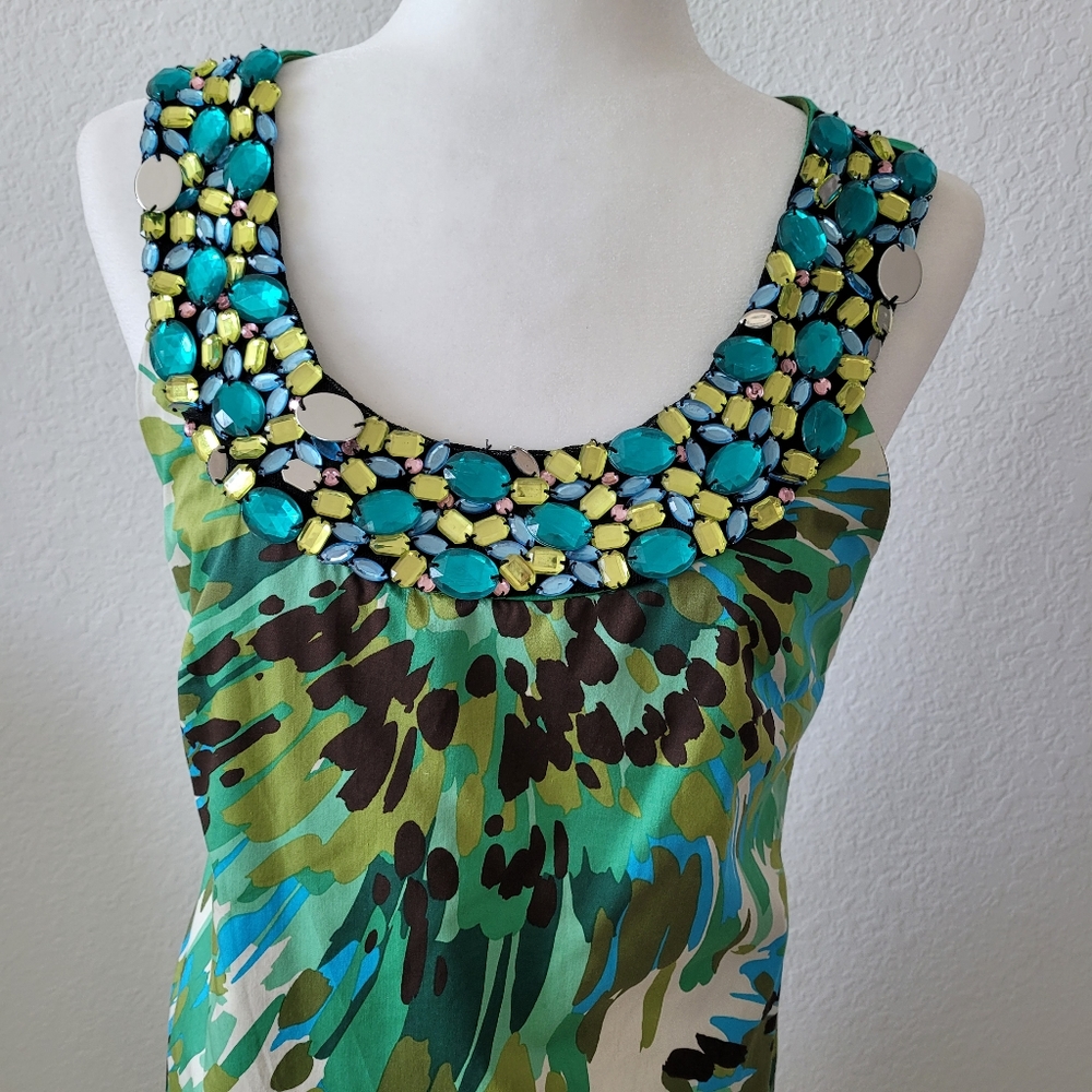 EUC Rabbit Rabbit Rabbit Sleeveless Dress with Embellished Neckli… - Picture 2 of 8
